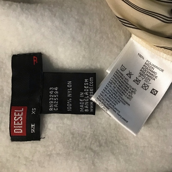 Diesel Shawl Collar Puffer Vest Women's XSmall - Picture 4 of 5